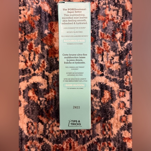 Benefit Cosmetics Mini POREfessional Setter Long-Lasting Makeup Setting Spray - Picture 2 of 8